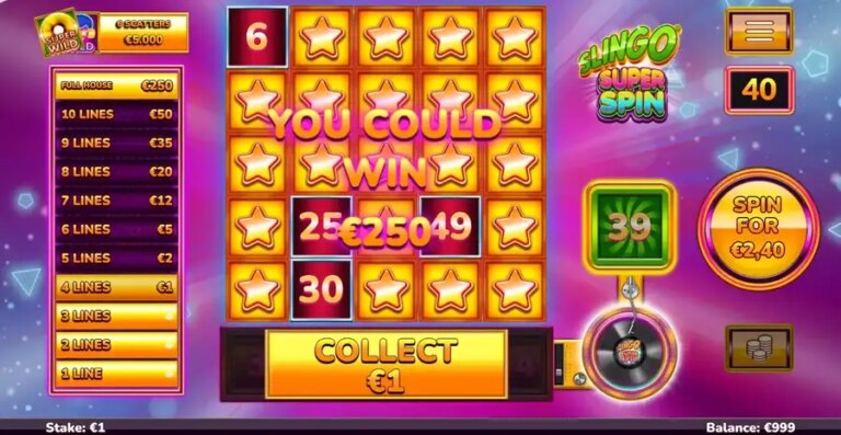 Slingo Super Spin