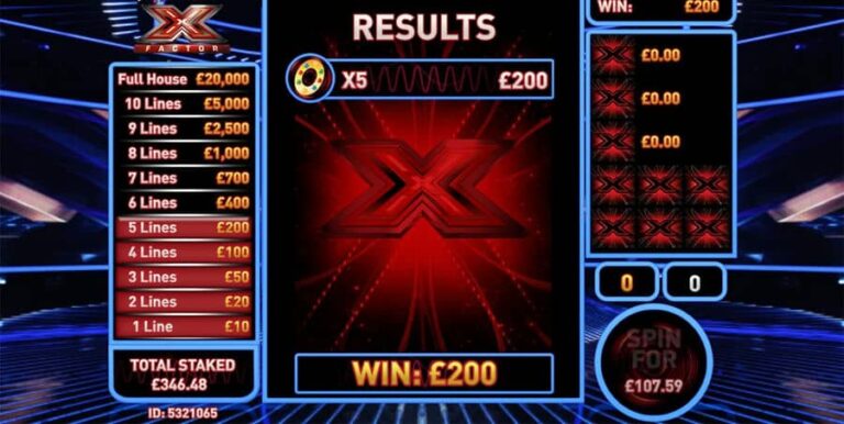 Slingo X Factor