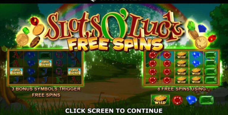 Slots O’ Luck Free Spins
