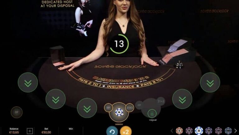 Soiree Blackjack Live