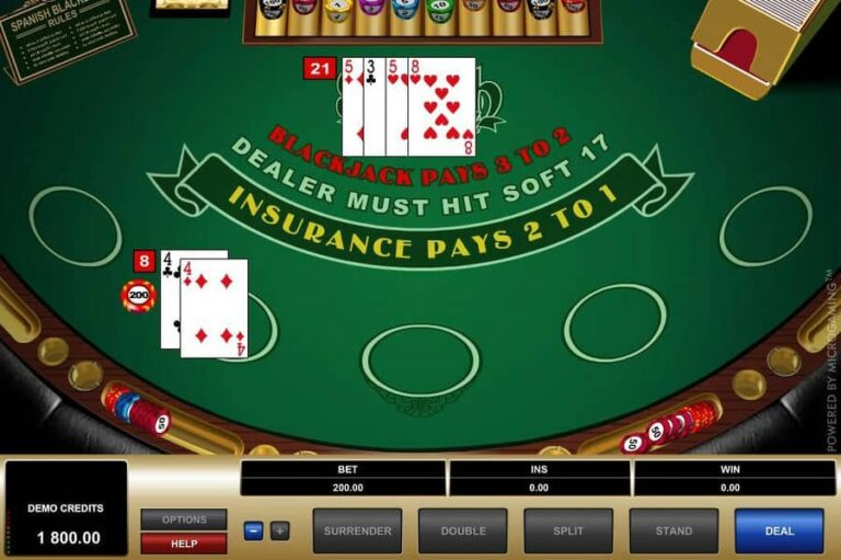 Spanish 21 Blackjack (Microgaming)