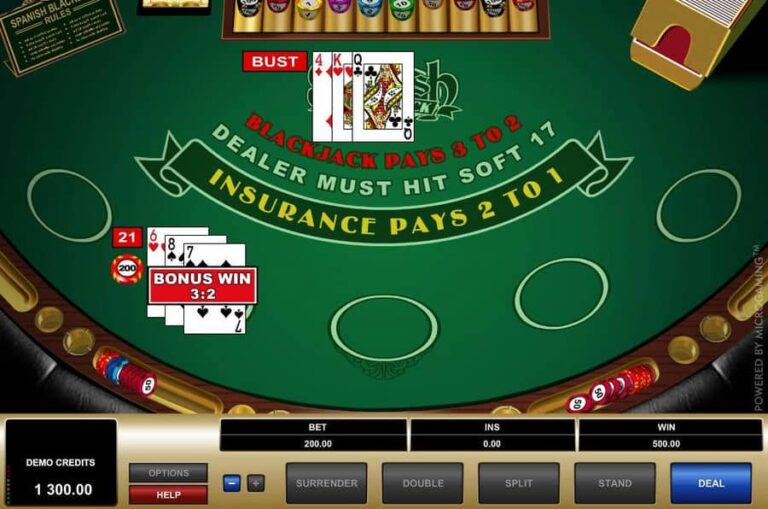 Spanish 21 Blackjack (Microgaming)
