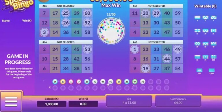 Speedy Bingo