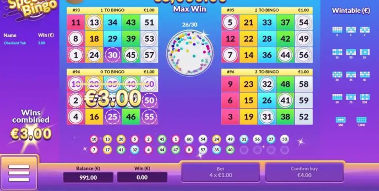 Speedy Bingo