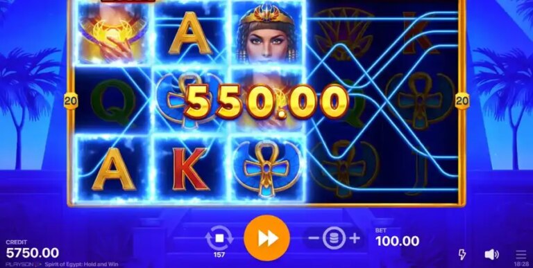 Spirit of Egypt Hold and Win