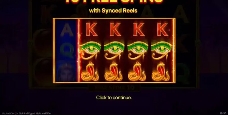 Spirit of Egypt Hold and Win