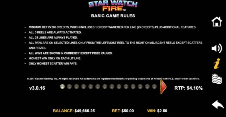 Star Watch Fire