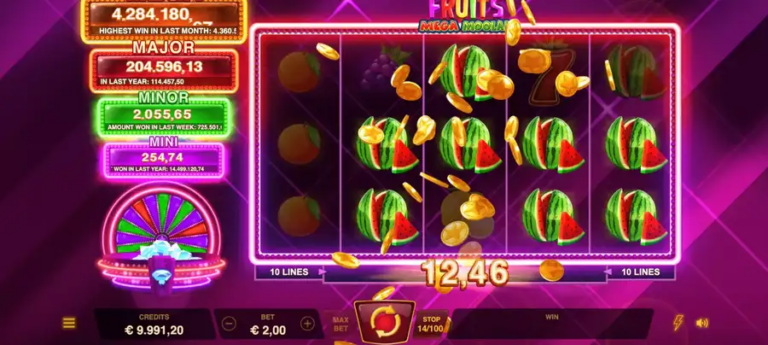 Starlite Fruits Mega Moolah