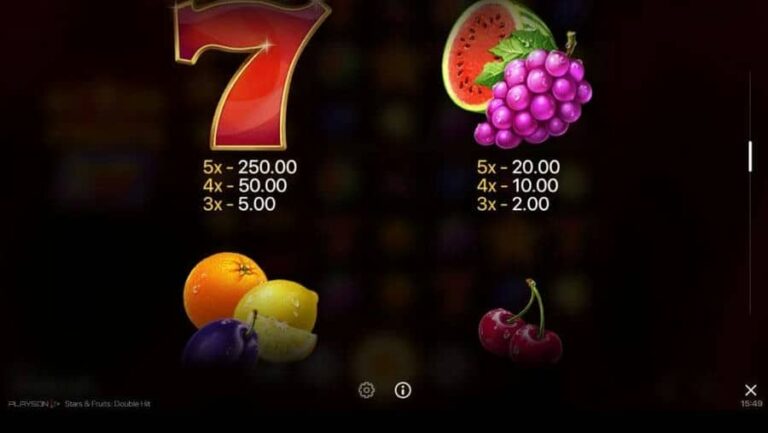 Stars & Fruits Double Hit