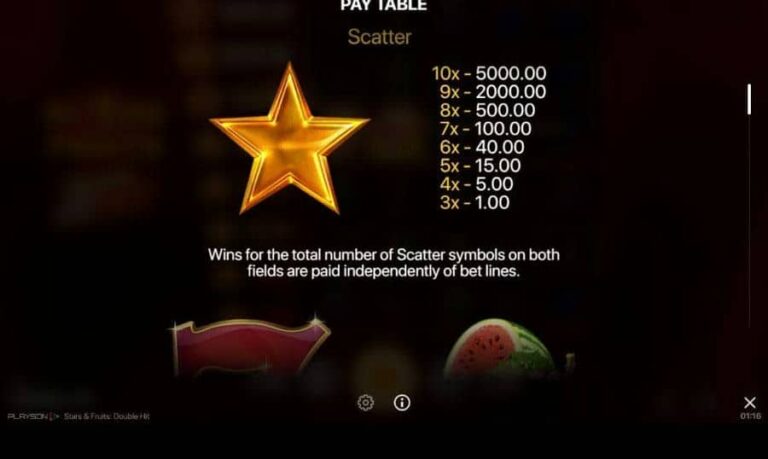 Stars & Fruits Double Hit