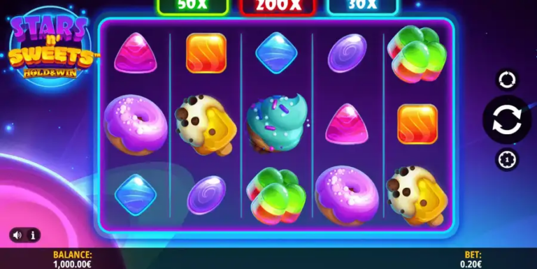Stars n’ Sweets Hold and Win
