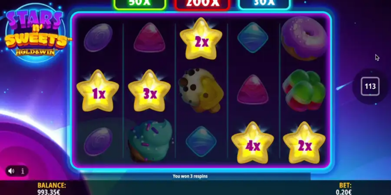Stars n’ Sweets Hold and Win