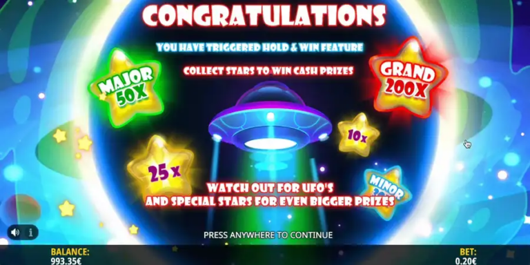 Stars n’ Sweets Hold and Win