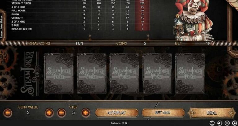 Steam Joker Poker