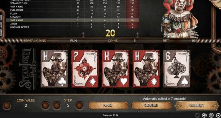 Steam Joker Poker