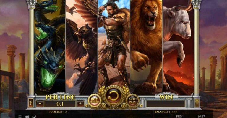Story of Hercules 15 lines
