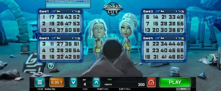 Sunken City Bingo