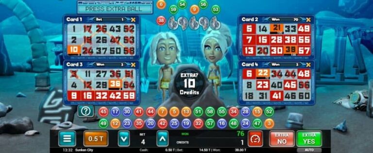 Sunken City Bingo