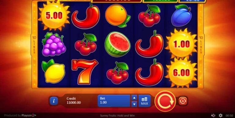 Sunny Fruits: Hold and Win