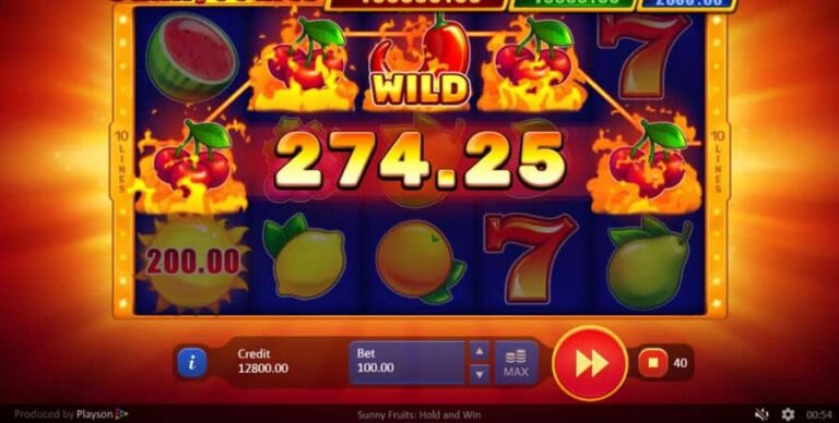Sunny Fruits: Hold and Win