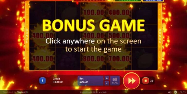 Sunny Fruits: Hold and Win