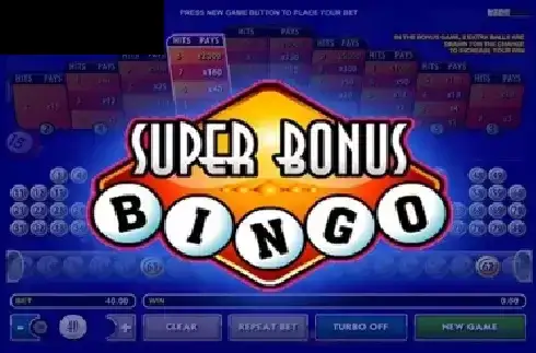 Super Bonus Bingo