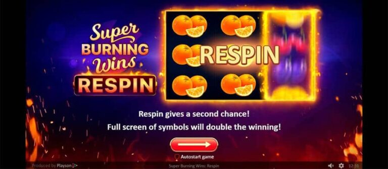 Super Burning Wins: Respin