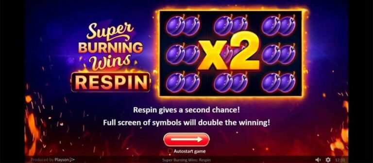 Super Burning Wins: Respin