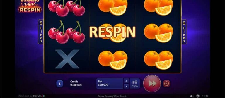 Super Burning Wins: Respin