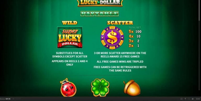 Super Lucky Dollar