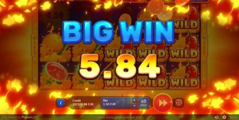 Super Sunny Fruits: Hold and Win