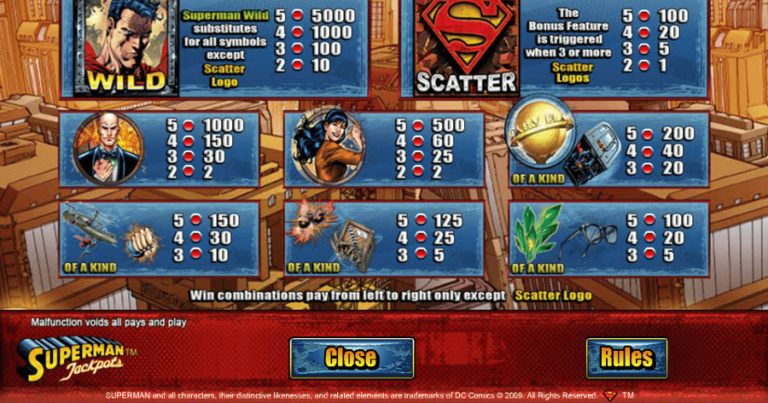 Superman Jackpots