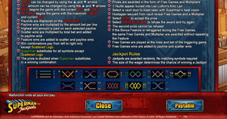 Superman Jackpots