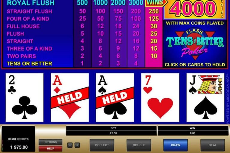 Tens or Better (Microgaming)