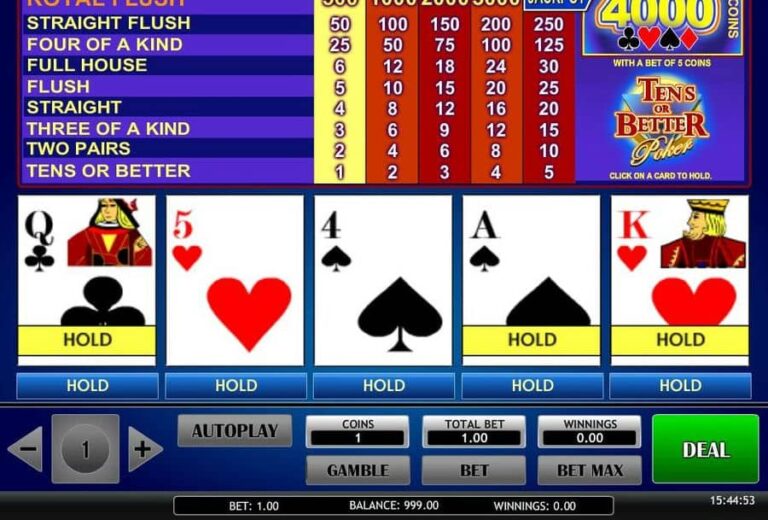 Tens or Better Poker (iSoftBet)