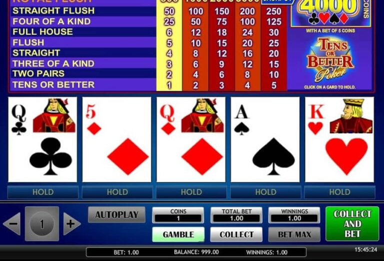 Tens or Better Poker (iSoftBet)