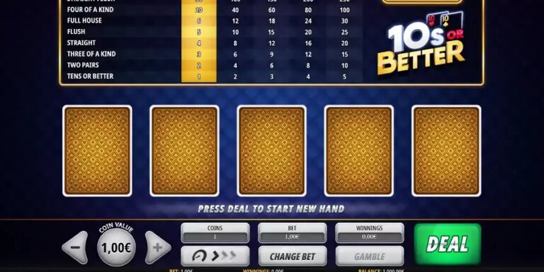 Tens or Better (iSoftBet)