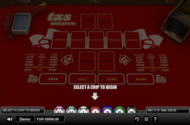 Texas Hold’em (1X2gaming)