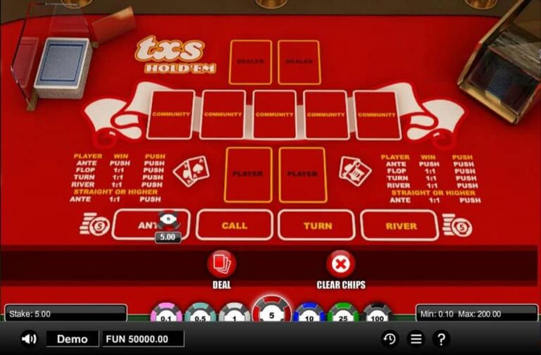 Texas Hold’em (1X2gaming)