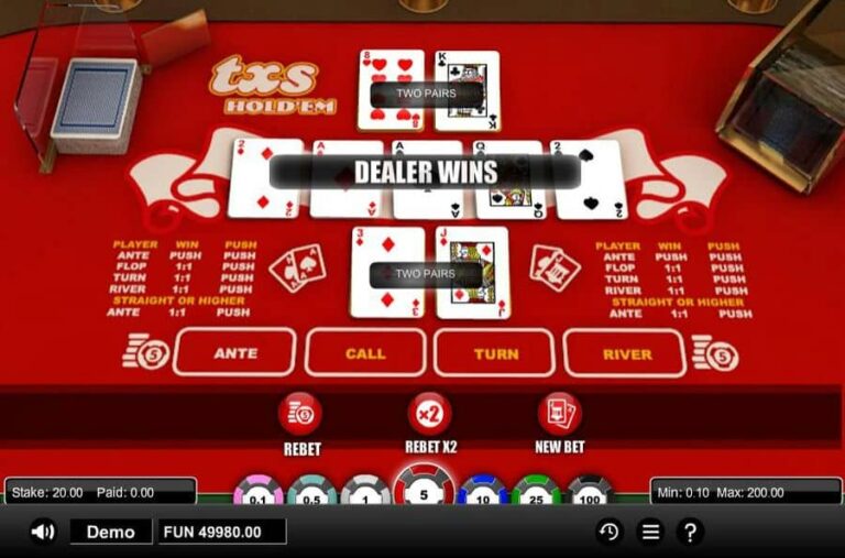 Texas Hold’em (1X2gaming)