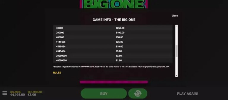 The Big One