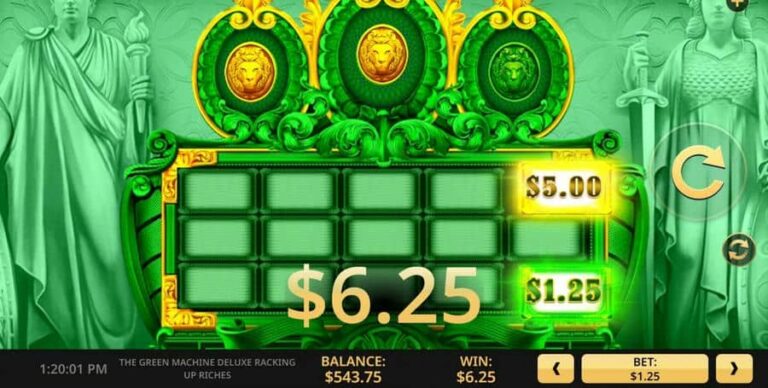The Green Machine Deluxe Racking Up Riches