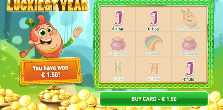 The Luckiest Year Scratch