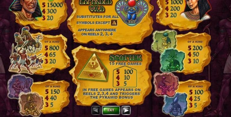 The Pyramid of Ramesses (Playtech)