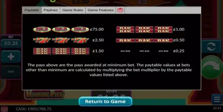 The Winning Pick Design Works Gaming