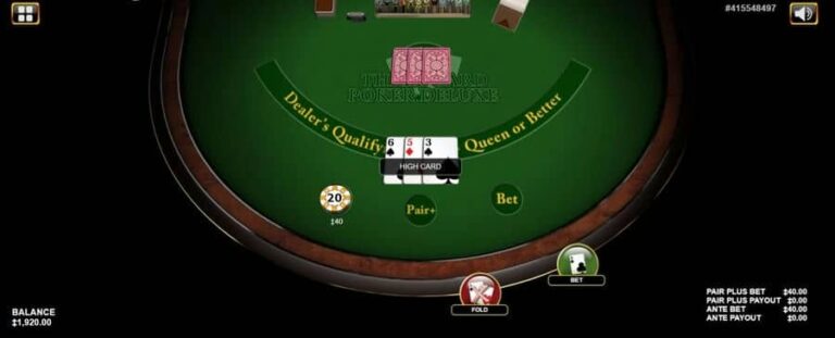 Three Card Poker Deluxe (Habanero)
