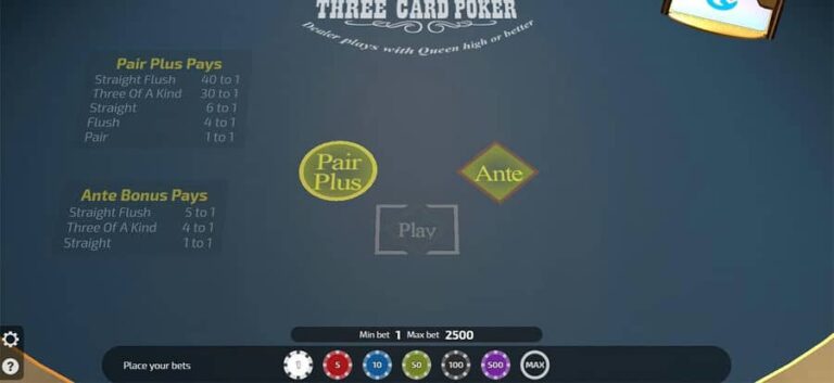 Three Card Poker (FunFair)