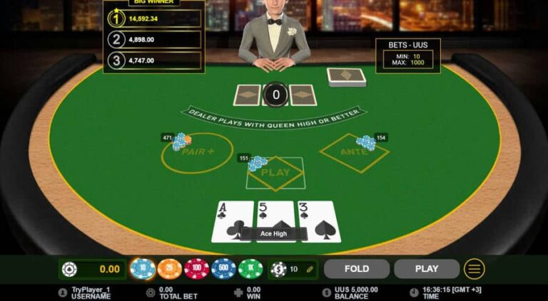 Three Card Poker (Gameplay)