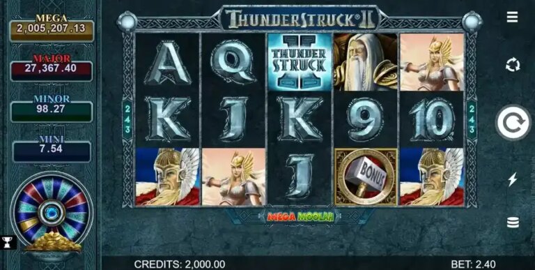 Thunderstruck II Mega Moolah