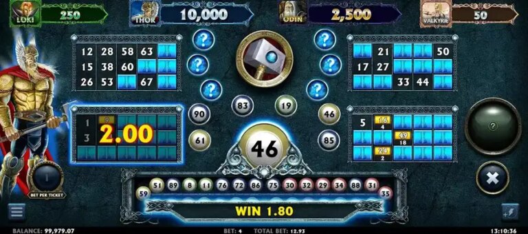 Thunderstruck II Video Bingo